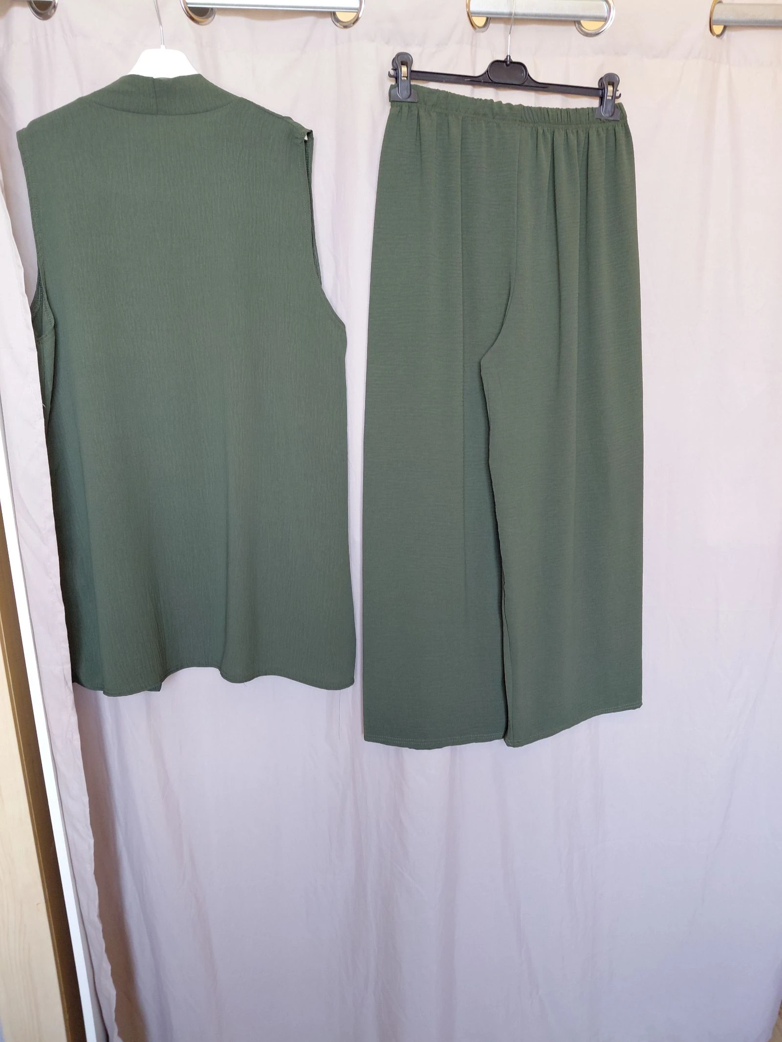 Magnificent wide-leg pants and jacket set for women size U – photo 7